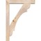 Ekena Millwork Olympic Block Smooth Bracket w/ Offset Brace, Douglas Fir, 5 1/2"W x 30"D x 42"H BKT0604X30X42OLY05SDF - alternate 4